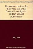 Recommendations for the procurement of ground investigation