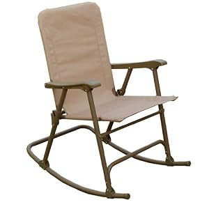 Prime Products 13-6506 Elite Arizona Tan Rocker Folding Chair