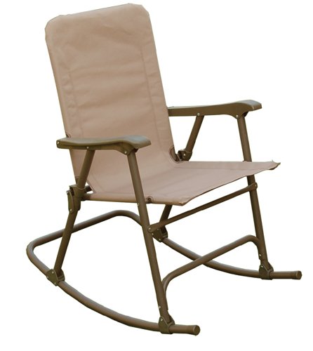 Prime Products 13-6506 Elite Arizona Tan Rocker Folding Chair