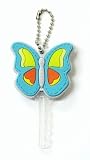 Chunky Rubber Blue Butterfly Key Head Cover