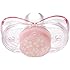 RaZbaby Keep-It-Kleen Pacifier - Pink with Flowers/Hearts