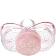 RaZbaby Keep-It-Kleen Pacifier - Pink with Flowers/Hearts