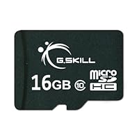 G.Skill 16GB Class 10 MicroSDHC Flash Card with SD Adapter