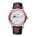 Blancpain Men's Leman Dual Time Zone Rose Gold Watch #2860.3642.53B