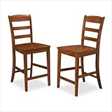 Aspen 24" Bar Stool in Rustic Cherry