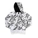 Fox Racing Men's Bandana Zip Hoody - White - 45721-008 (S)