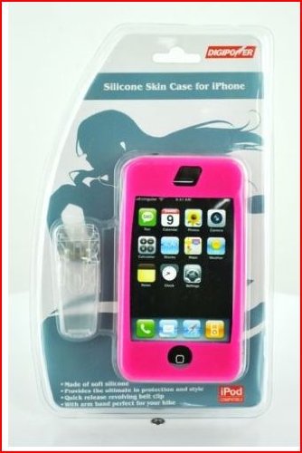 External hard drive:NEW Pink Arm Band Silicone Skin Cover for iPhone 3G 3GS