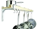 92 cm Shelf Style Wooden Pot Rack