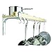 92 cm Shelf Style Wooden Pot Rack
