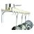 92 cm Shelf Style Wooden Pot Rack