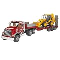 Mack Granite Low Loader with JCB Backhoe