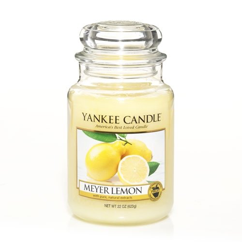 Yankee Candle 22 oz MEYER LEMON Candle - new for Spring 2012