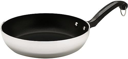 Farberware Classic Series Aluminum Nonstick 10-Inch Deep Skillet, Silver