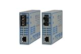Flexpoint 4331-2  -  FlexPoint 100Fx/Tx Converts 100BaseTx RJ45 to 100BaseFx, SM, SC, 1310nm (30km), Universal power adapter