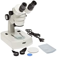 Frey Scientific Advanced Zoom Stereo Microscope, Binocular Head, 10-40X Magnification