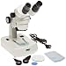 Frey Scientific Advanced Zoom Stereo Microscope, Binocular Head, 10-40X Magnification