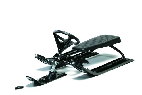 Stiga Sports Rennrodel Snow Racer Black Line, schwarz, 120x50x29