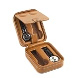 Scatola del Tempo Custodie 4A 4 Watch Collectors Case In Leather