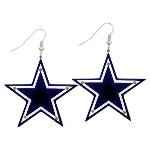Dallas Cowboys Flashing Earrings