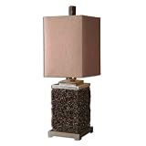 Uttermost, Knotted Rattan Rectangle, Lamp