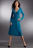 Chadwicks Knit Wrap Dress