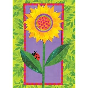 Toland, Bright Sun & Flower Garden Flag, 12.5