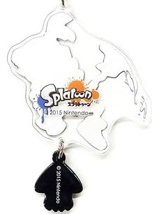スプラトゥーン イカす ラバーつき アクリルキーホルダー 全8種セット 1BOX=8個入り、全8種類