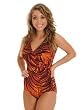 Miraclesuit 1 Piece Women's SwimSuit Print Slimming Swimwear Retails $136 Sizes 10 12 or 16