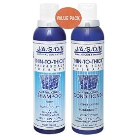 Jason Thin to Thick Shampoo Conditioner Combo, 2 - 8 oz Bottles