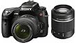 Sony DSLR-A580Y SLR-Digitalkamera (16 Megapixel, Live View, Full HD, 3D Sweep Panorama) Kit inkl. 18-55 mm und 55-200 mm Objektiven