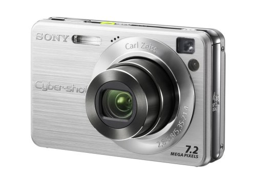 City Travel Guides Discounted  Kamera & Foto : Sony Cybershot DSCW-120S Digitalkamera (7 Megapixel, 4-fach opt. Zoom, 2,5" Display, Bildstabilisator) silber