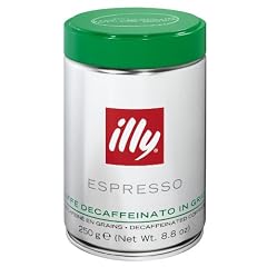 illy Espresso ganze Bohne, entcoffeiniert Dose mit silber / gr�nem Deckel, 250g