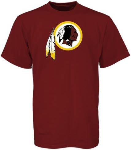 NFL Men's Washington Redskins Logo Premier Tee Shirt (Dark Grey Heathered, Large)