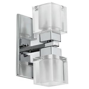 Dainolite 83889A-PC 2-Light Sconce, Polished Chrome by 
