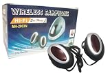 Sport Wireless Hi-Fi Earphone Stereo Surround Sound hifi Rf Headphones for TV VCD PC MP3 dvd with W/transmitter Fm