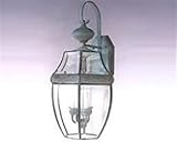 IMAGE OF Maxim Lighting 4192CLBU 3 Light Wall Outdoor, Burnished Finish - Clear Glass