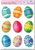 Easter Egg Glass - Window Clings 12in. x 17in. Sheet 1/Pkg
