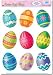 Easter Egg Glass - Window Clings 12in. x 17in. Sheet 1/Pkg