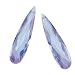Cubic Zirconia CZ Briolettes 7mm x 28mm Alexandrite Beads (2)