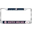 Boston Red Sox MLB Chrome License Plate Frame