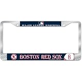 Boston Red Sox MLB Chrome License Plate Frame
