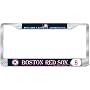 Boston Red Sox MLB Chrome License Plate Frame