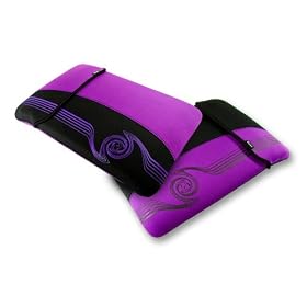 E-volve reversible neoprene sleeve case cover for netbook / laptop / notebook - Liquid design - in size: 15 / 15.4 inch / 15.4