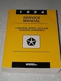 1994 Lebaron, Spirit, Acclaim, Shadow, Sundance Service Manual (Complete Volume)