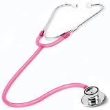 QUALITY DUALHEAD STETHOSCOPE by PRESTIGE MEDICAL USA IN FROSTED MAGENTA