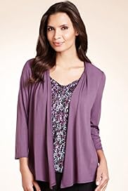 Classic Collection Scoop Neck Mock Layer Top