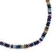 Sterling Silver Multi-Gemstone Beaded Necklace, 20"-24"