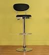 Black Achilla Swivel Bar stool By Wholesale Interiors