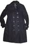 DKNY ALESSA Long Wool Peacoat