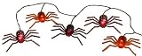Good Tidings 8420540 Halloween Light Set of 5 Creepy Glowing Spiders